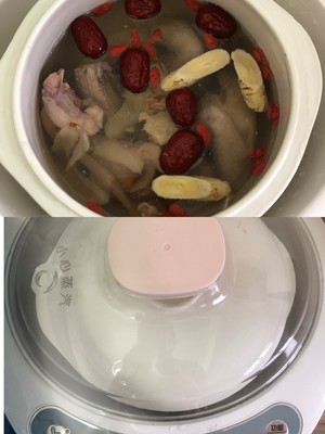 女人姨媽結束后喝—黃芪鴿子湯，補血補氣，藥補不如食補的做法 步驟3