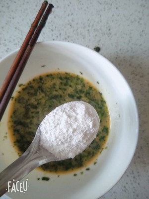 菠菜蝦仁餅(可當一歲寶寶輔食)的做法 步驟5