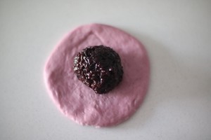日式紫薯紫糯米包的做法 步驟17