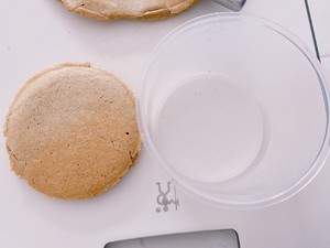 全麥pancake奶香餅芋泥肉松盒子蛋糕 全麥無糖無油小甜品 減肥減脂芋泥控解救嘴饞的做法 步驟17