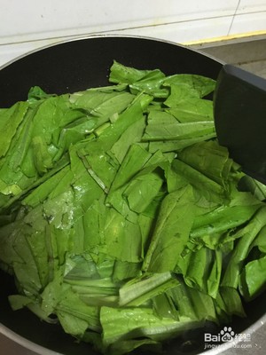 油麥菜最簡單又好吃的做法
蒜蓉油麥菜的做法 步驟4