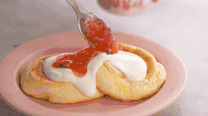 舒芙蕾松餅——快手早餐系列【曼食慢語】的做法 步驟9