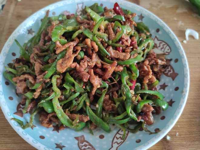 青椒肉絲的做法