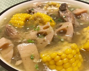 香甜排骨蓮藕玉米湯的做法 步驟9