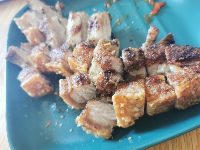 空氣炸鍋版家常脆皮五花肉的做法