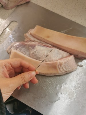 空氣炸鍋版家常脆皮五花肉的做法 步驟4