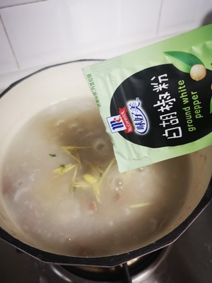 豬肝青菜粥的做法 步驟7